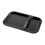 Plateau à rouler en métal noir - 23cm